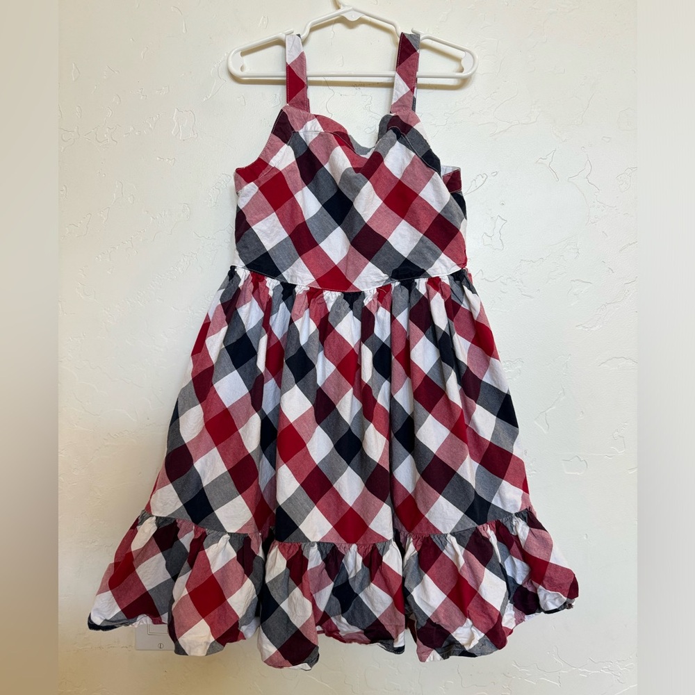 Gymboree Red white and blue dress, size 8